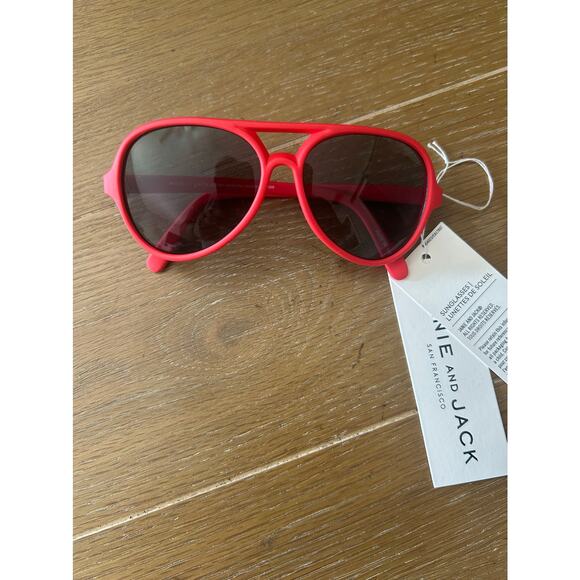 NWT Janie and Jack Boys red Aviator sunglasses 4 and up - Picture 1 of 4